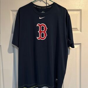 Nike MLB Boston Red Sox Blue Short Sleeve Tee